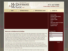 Tablet Screenshot of mcdermottandmcgee.com